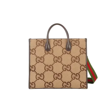 Tote bag with jumbo GG